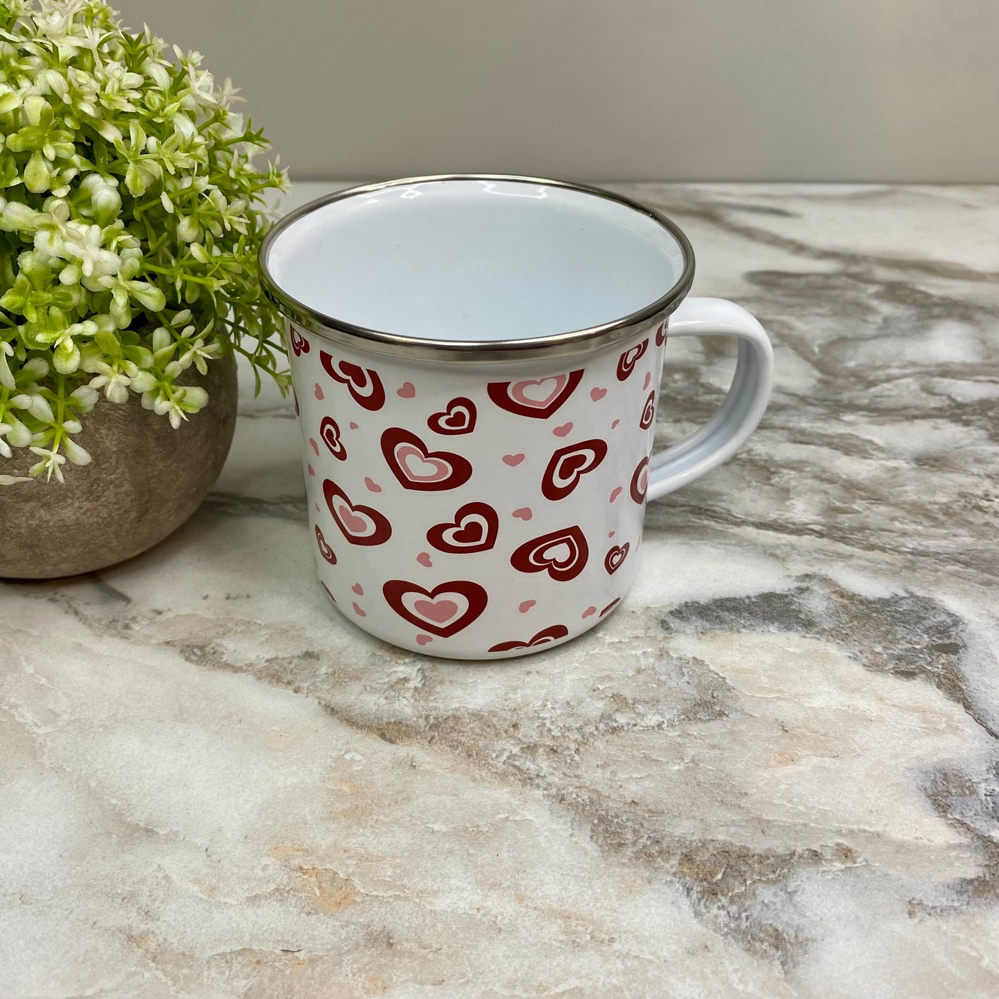 Mug - Valentine’s Day - Hearts on White #1