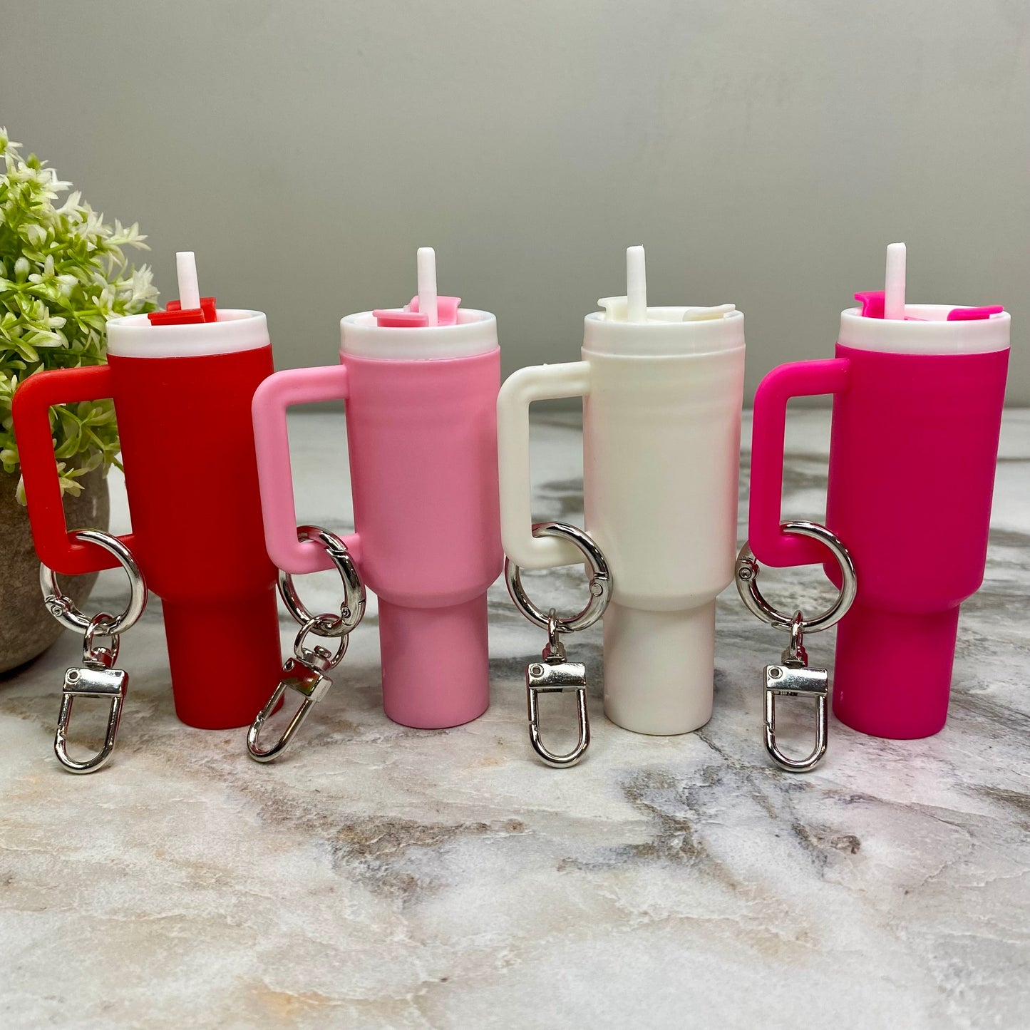 Keychain - Lip Balm Tumbler Asst. Colors