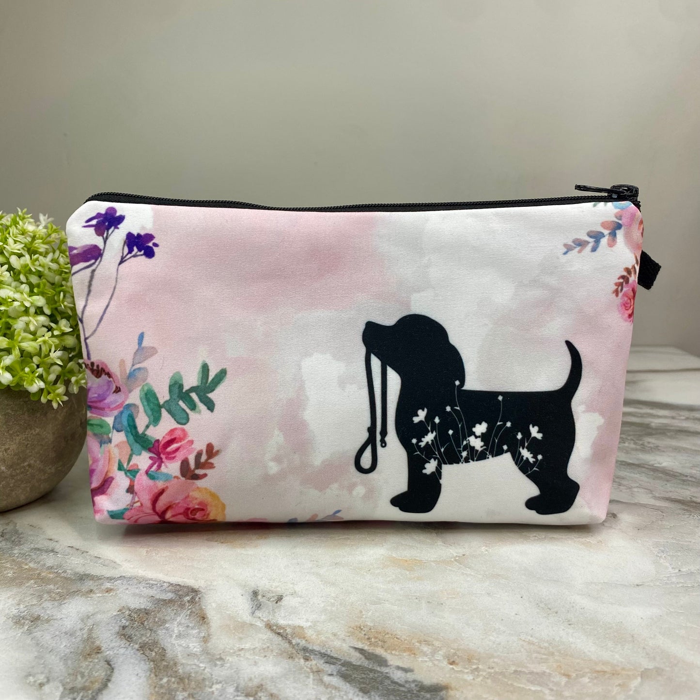 Pouch - Dog Floral