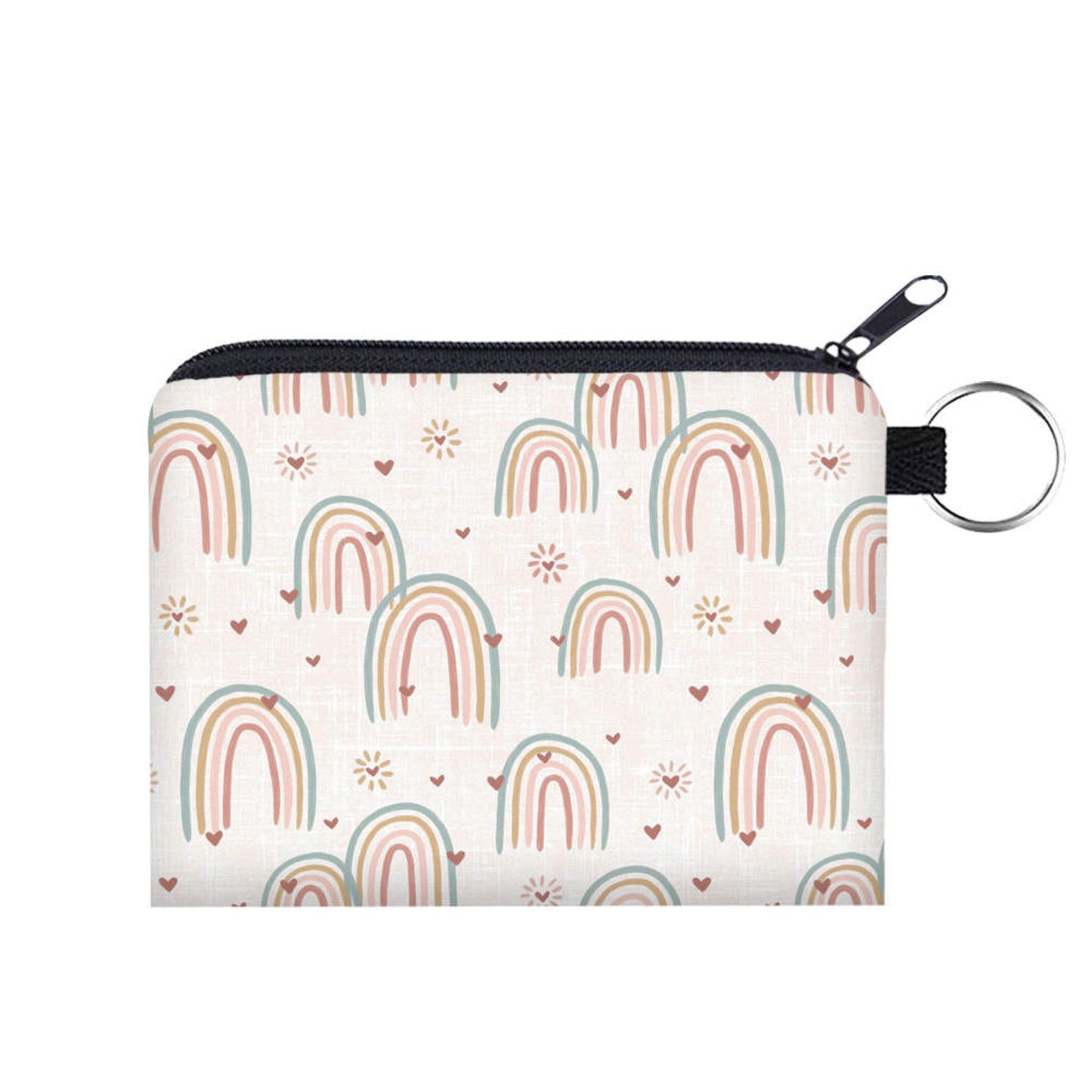 Mini Pouch - Rainbow Heart