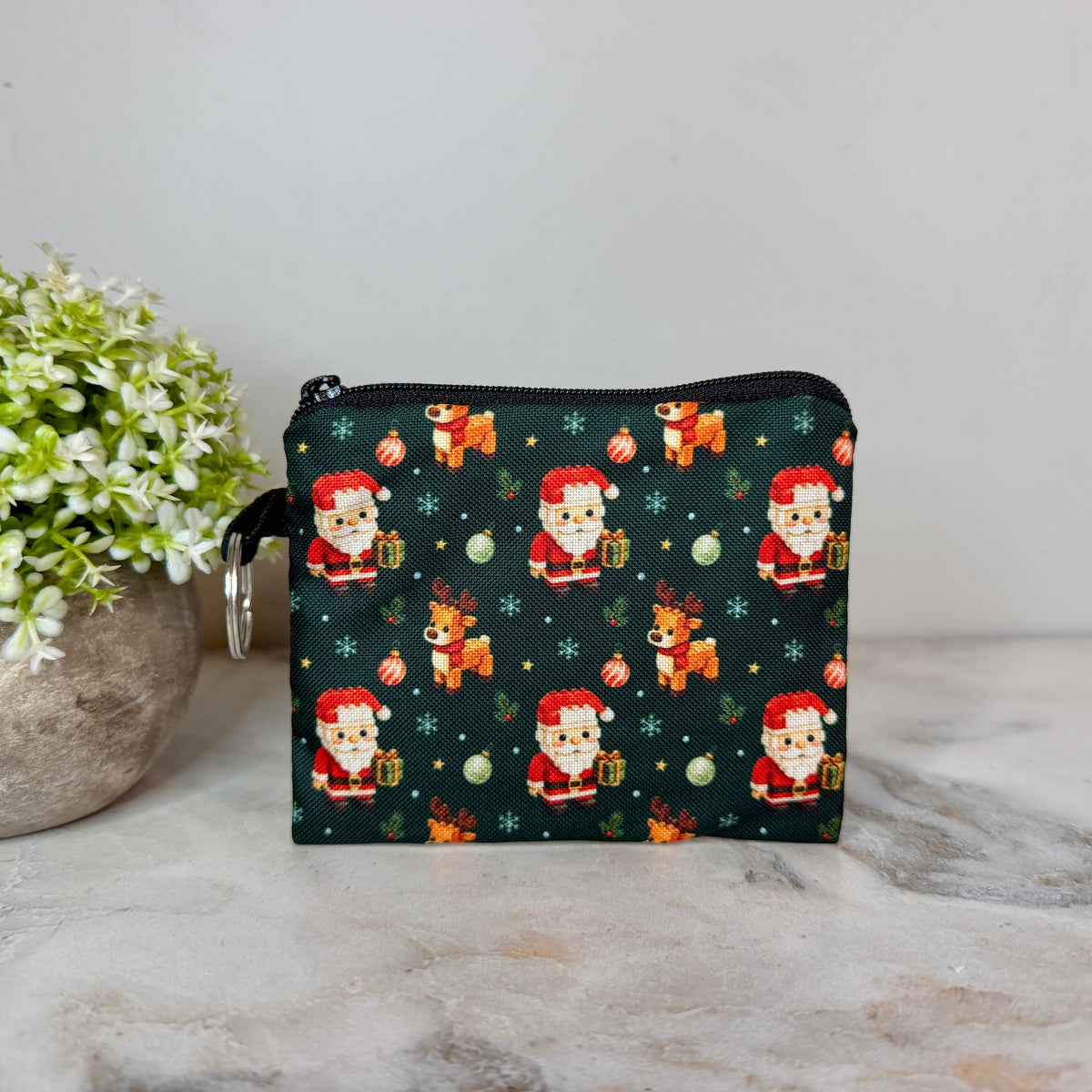 Mini Pouch - Christmas Building Blocks