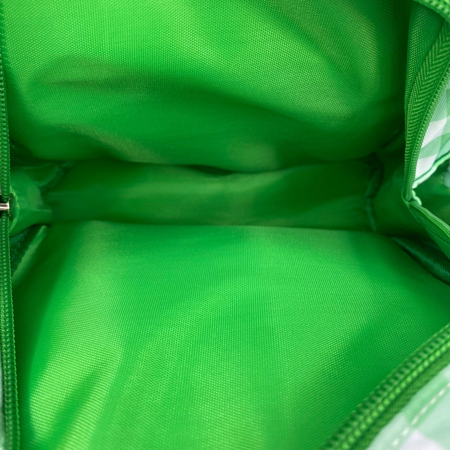 Mini Backpack - Easter - Gingham Bunny Ears - Green w/Free Plush Bunny