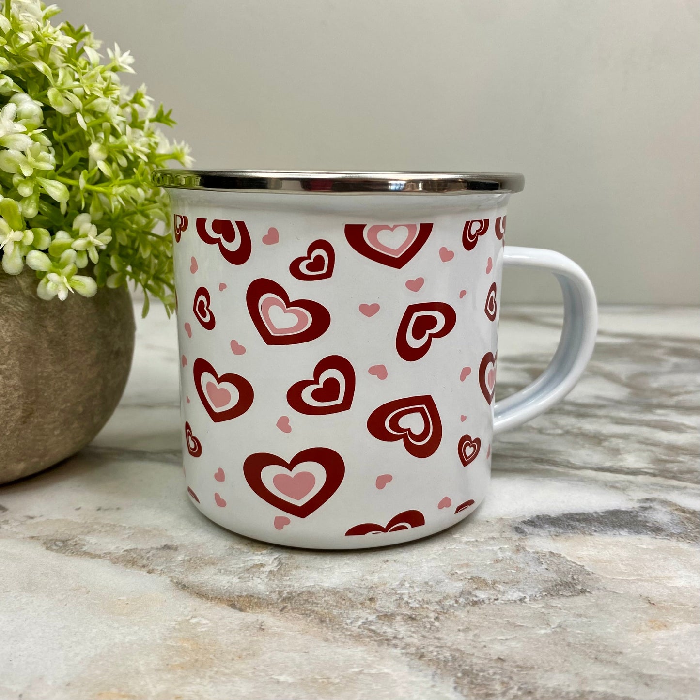 Mug - Valentine’s Day - Hearts on White #1