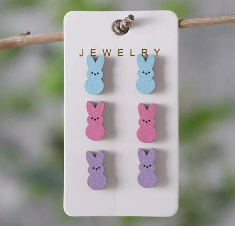 Earrings - Bunny Peep Set
