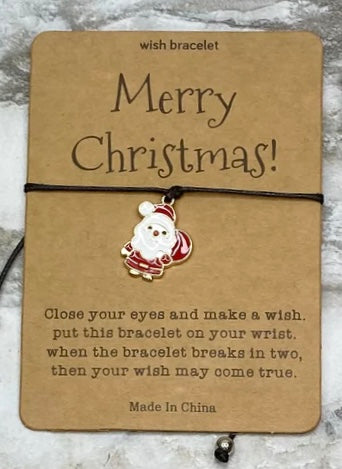 Corduroy Zip Pouch Gift Set - Christmas Santa Blue