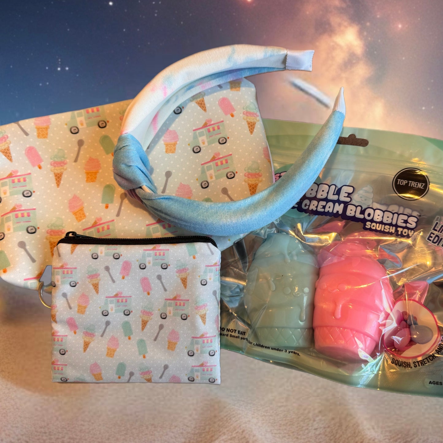 Pouch & Mini Pouch Bundled Set - Ice Cream Truck