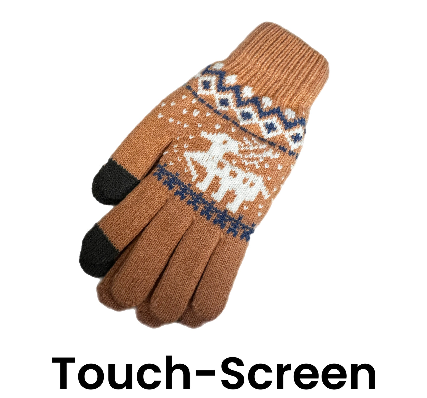 Gloves - Reindeer Touch Screen