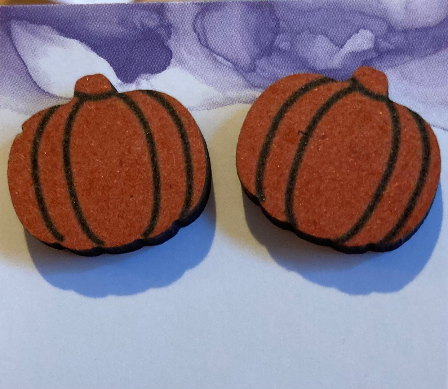 Earrings - Assorted Fall wooden studs