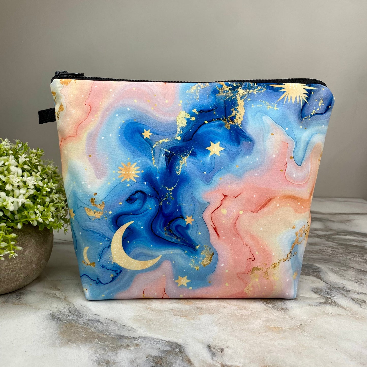 Pouch XL - Marble Star Moon
