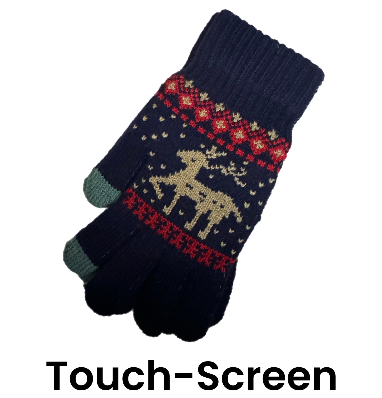 Gloves - Reindeer Touch Screen