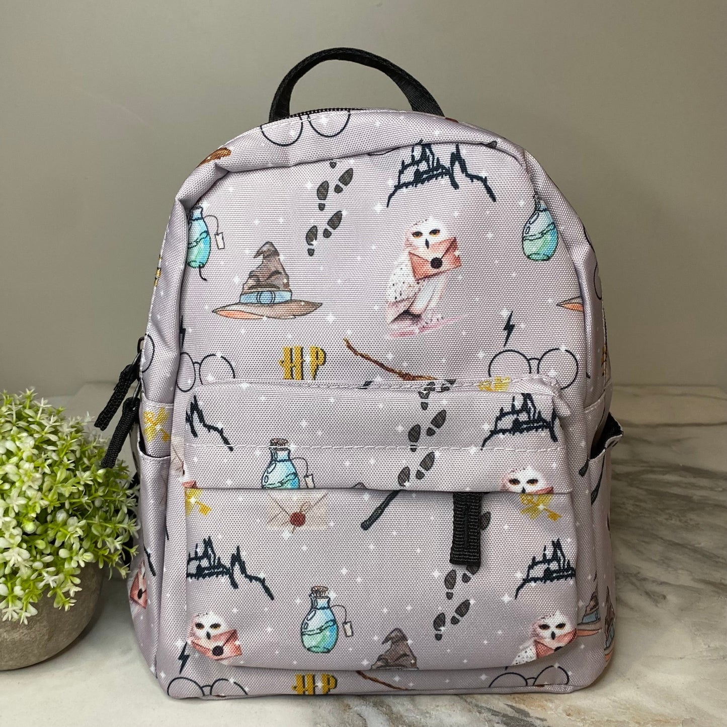 Mini Backpack, Pouch & Mini Pouch Set - Magic Gray