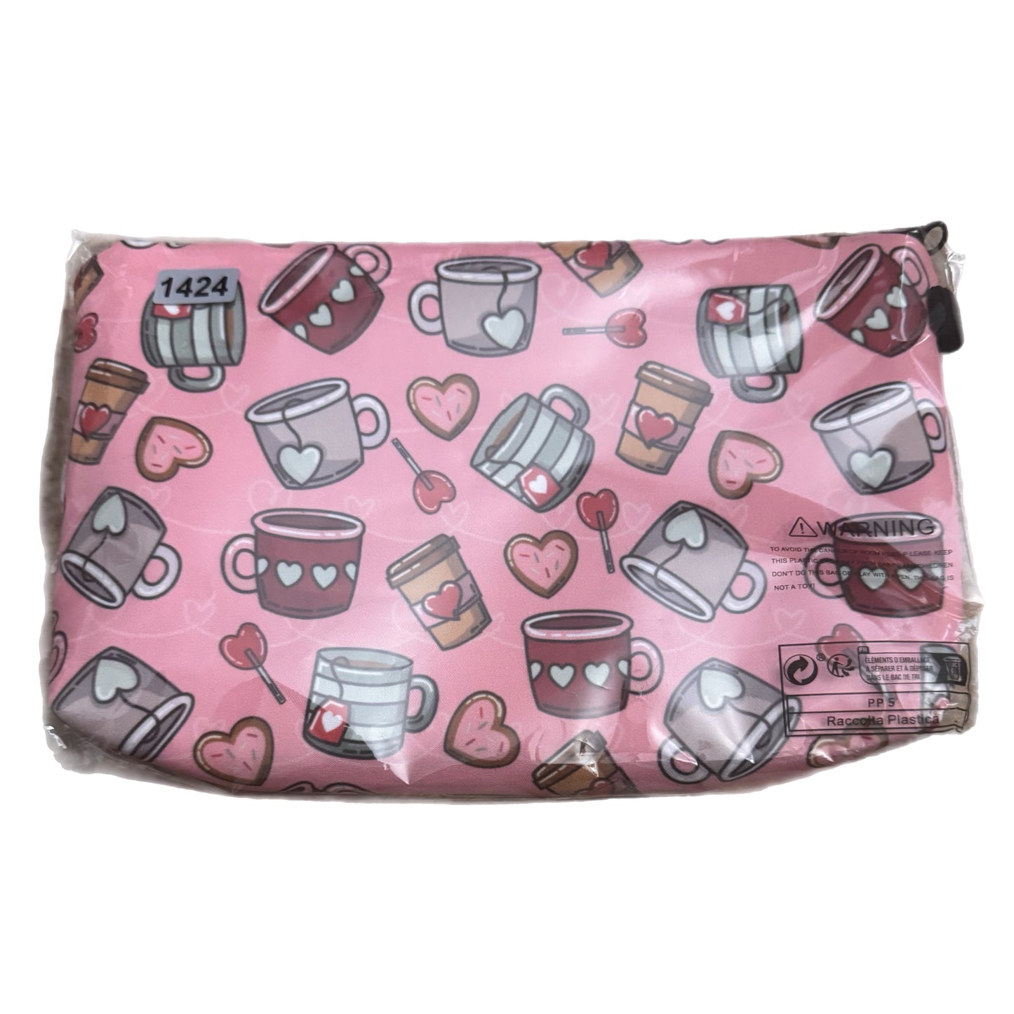 Pouch - Coffee Tea Hearts