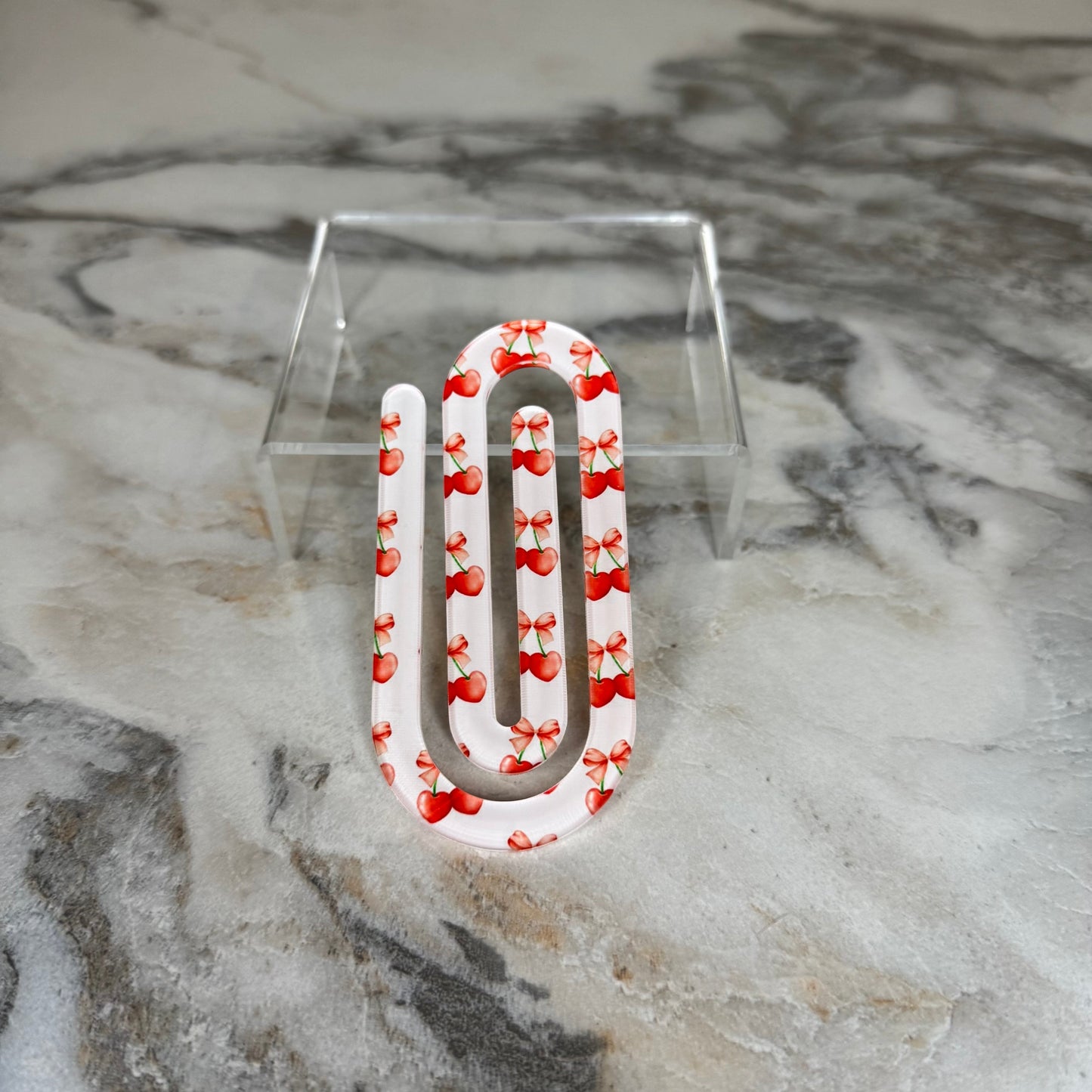 Jumbo Acrylic Paperclip - Assorted