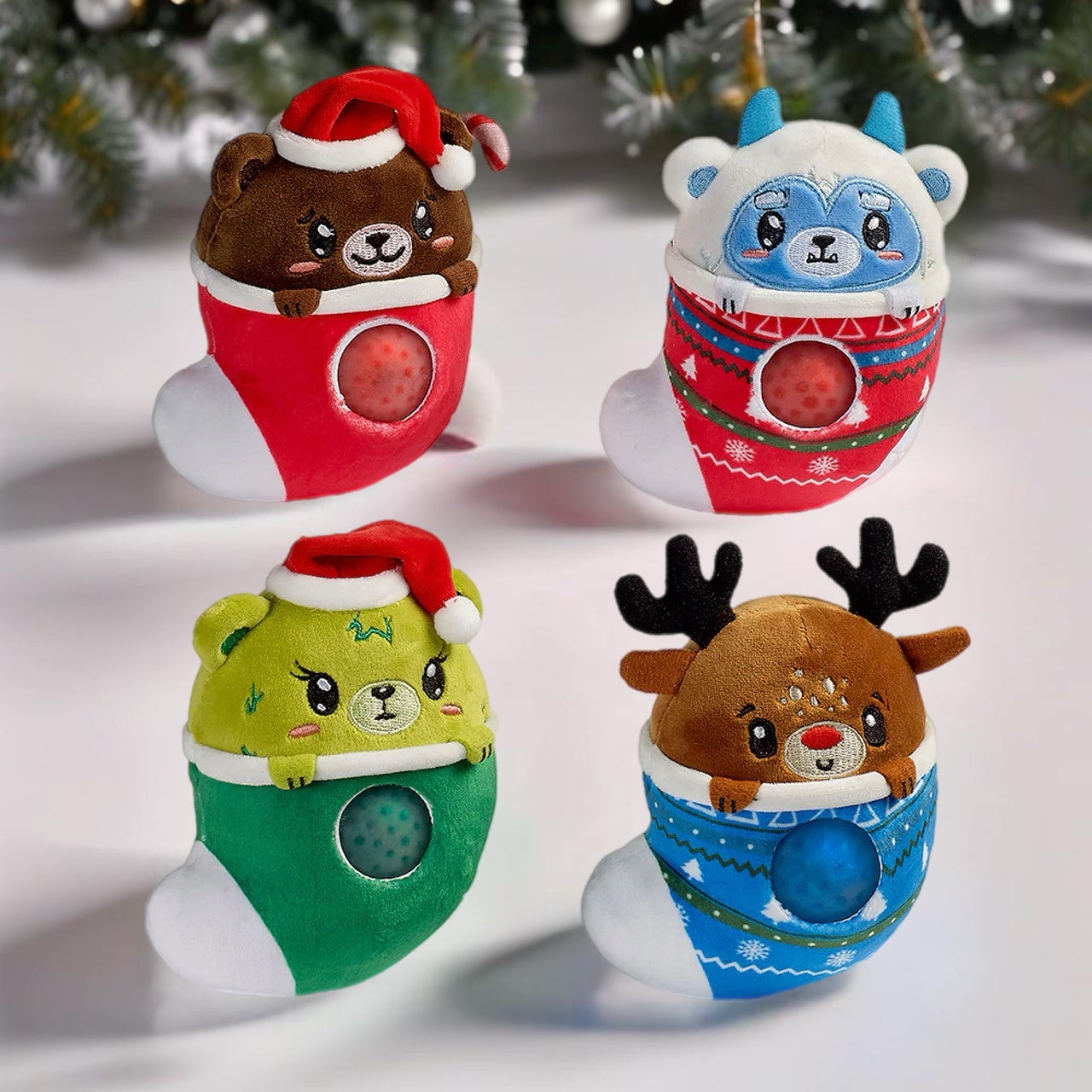 Christmas Collection - Sensory Beadie Buddies Squishy Toy