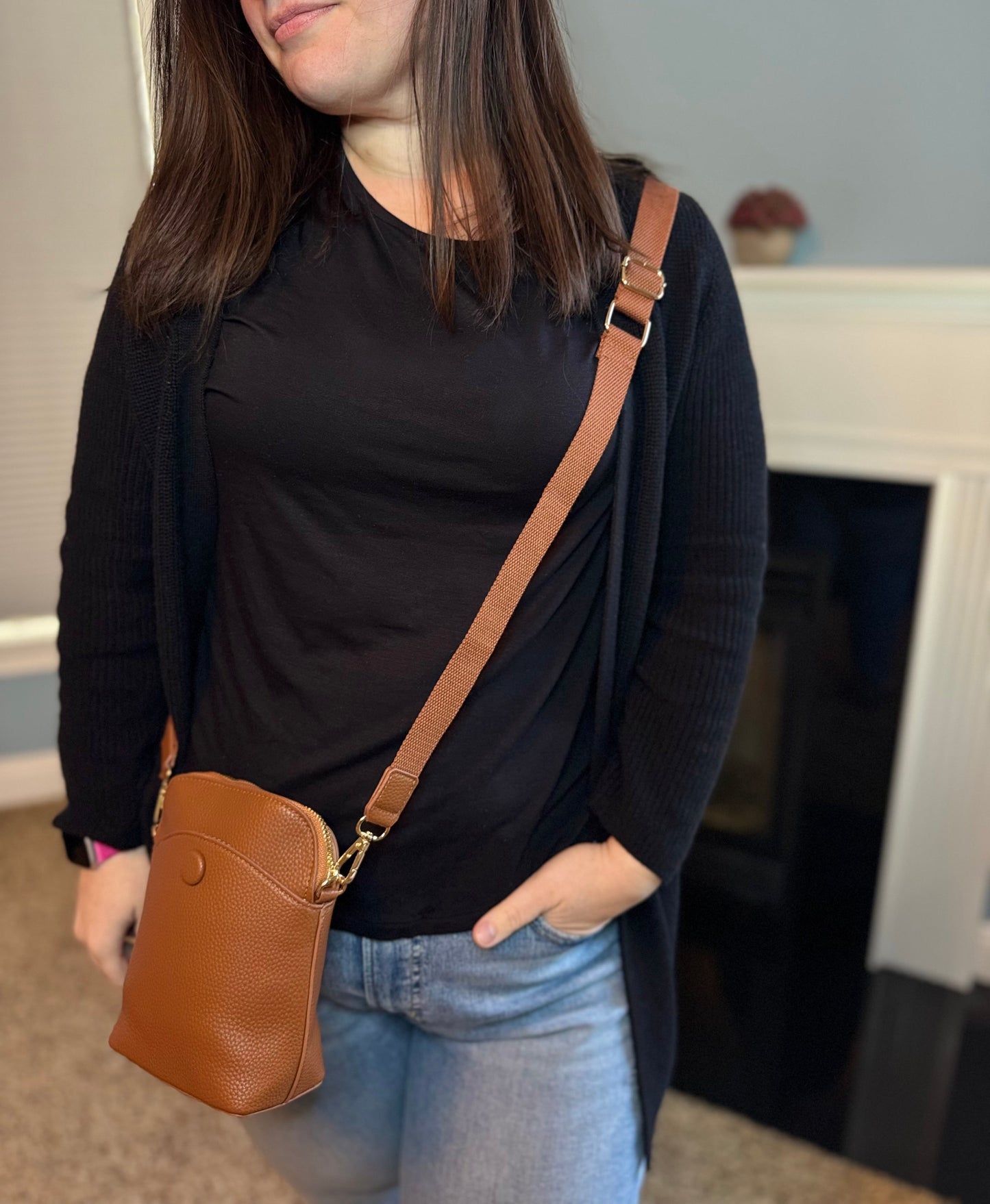 Evelyn Crossbody Purse - Blue