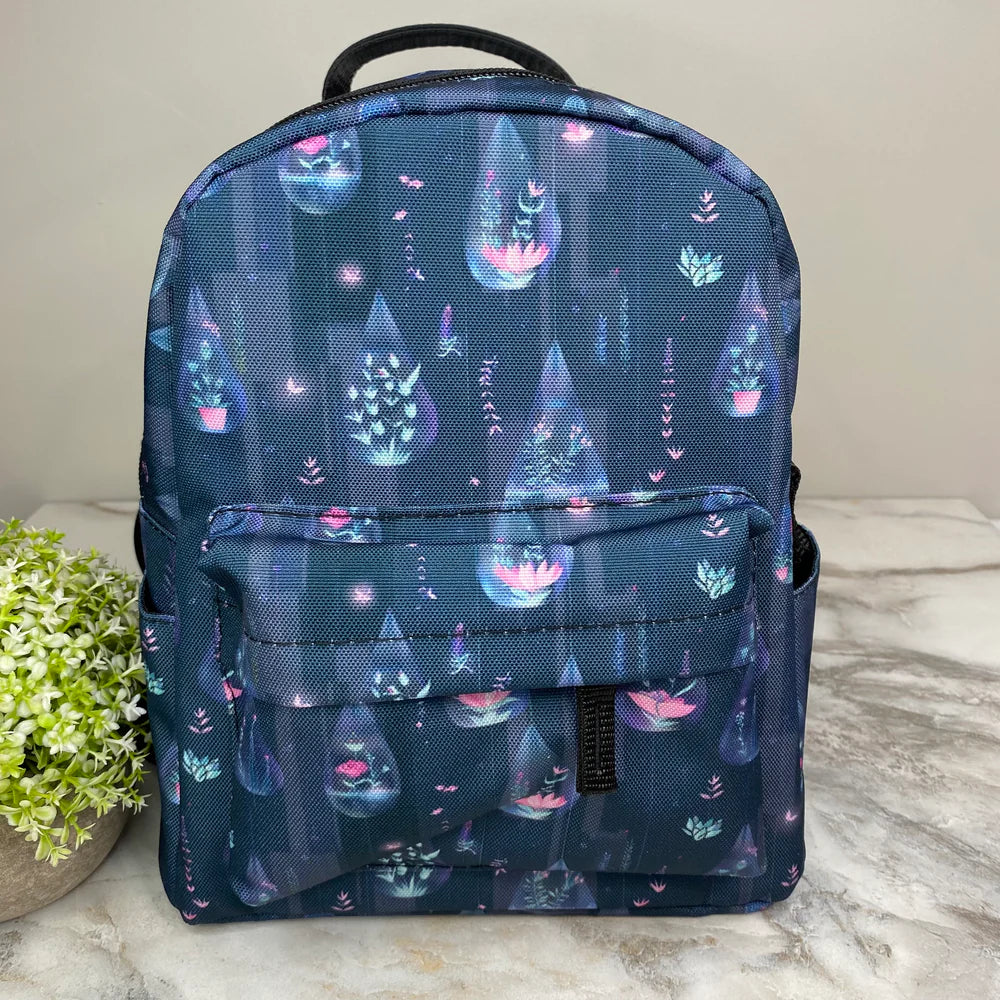 Mini Backpack, Pouch & Coin Purse Set - Terrarium