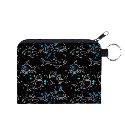 Card & Coin Pouch - Sharks