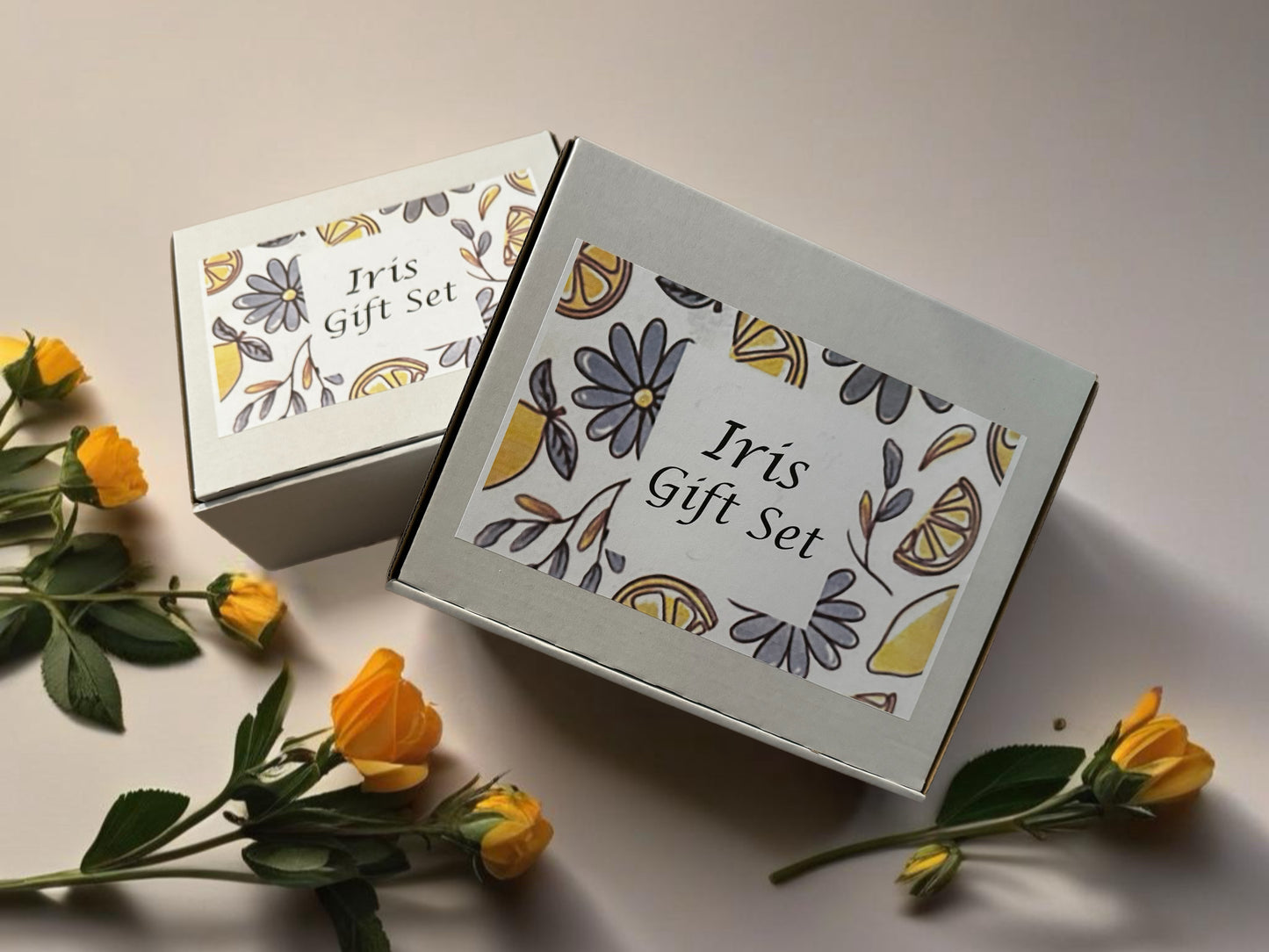Iris Gift Set - Lavender & Yellow