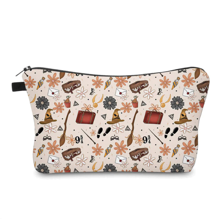 Mini Backpack, Pouch & Coin Purse Set - Magic Floral Suitcase