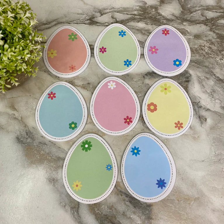 Easter Eggs Pink Mint Pouch Set