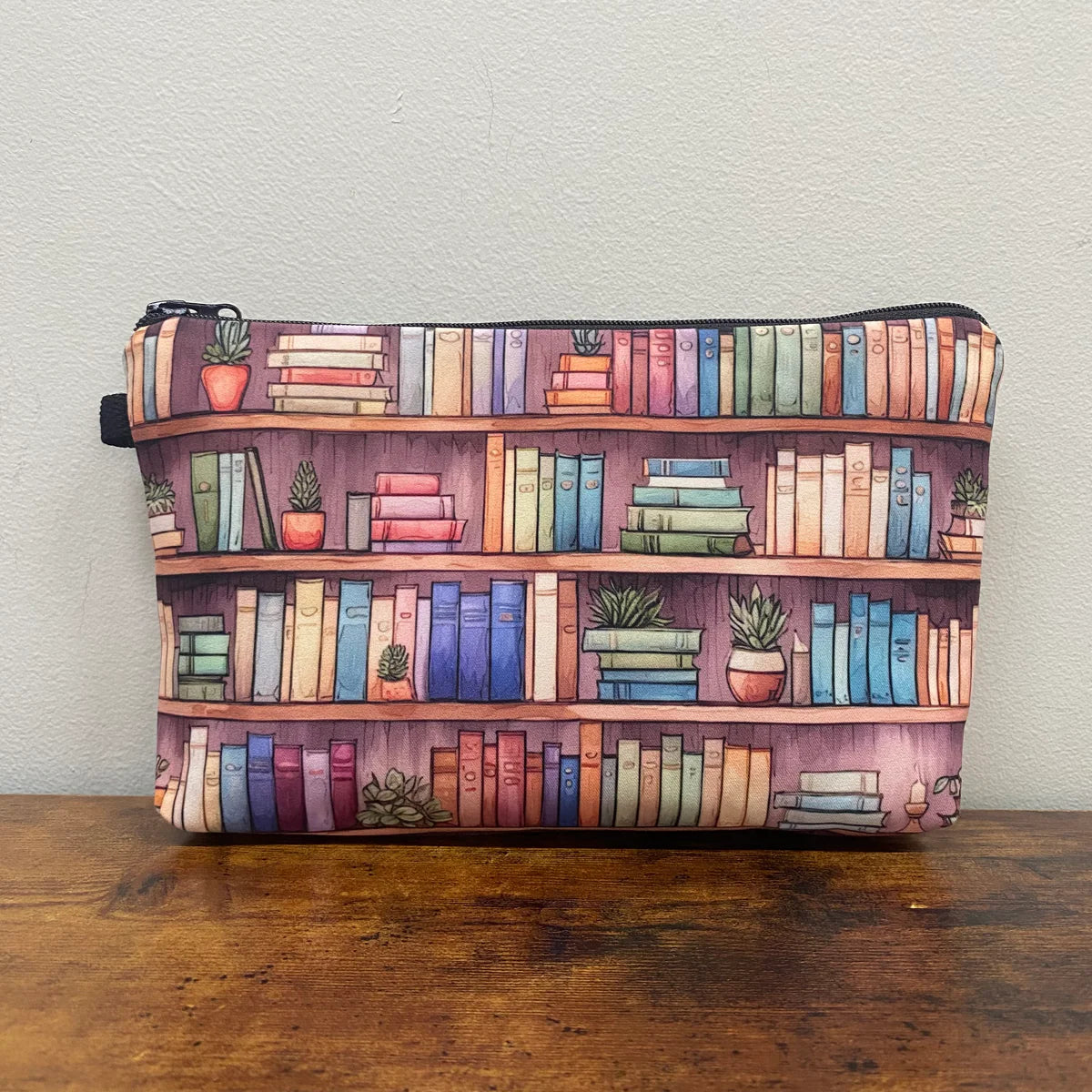 Mini Backpack & Pouch Set - Book Shelves