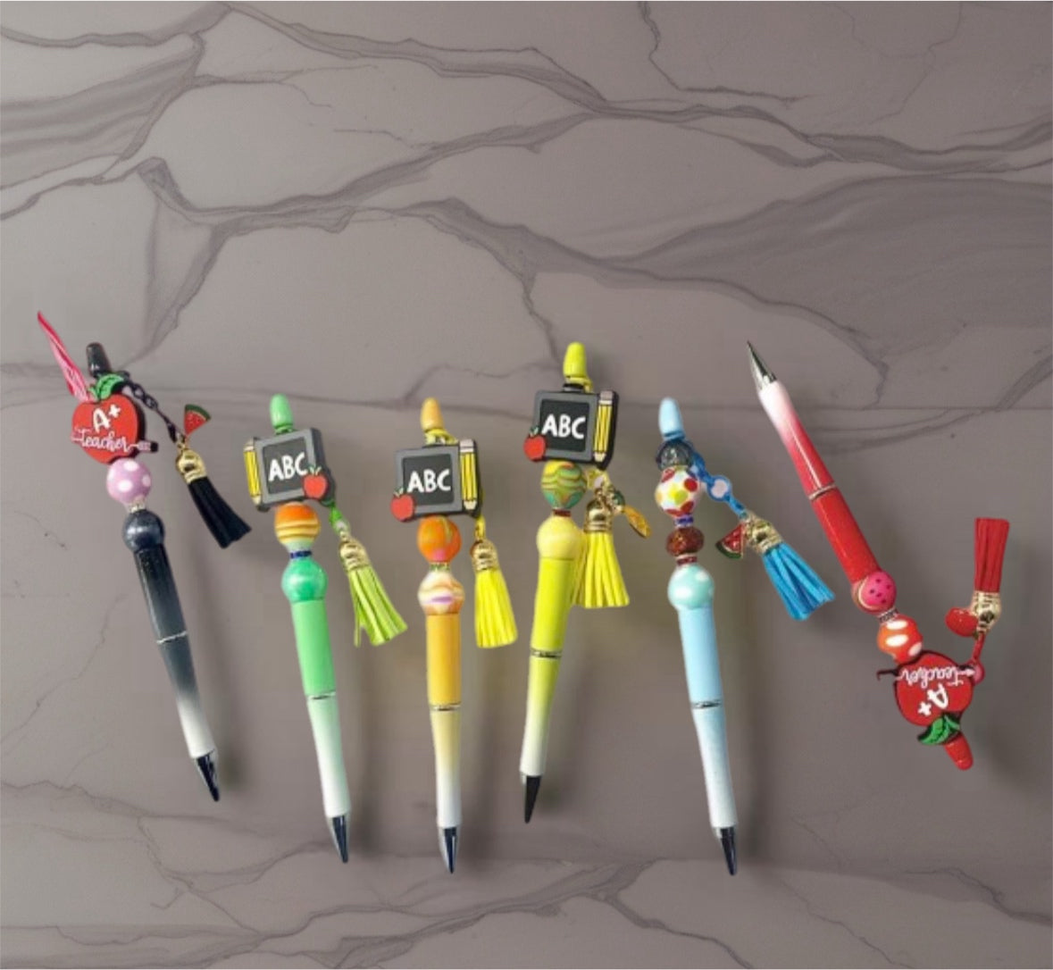 Pen - School Themed Beaded