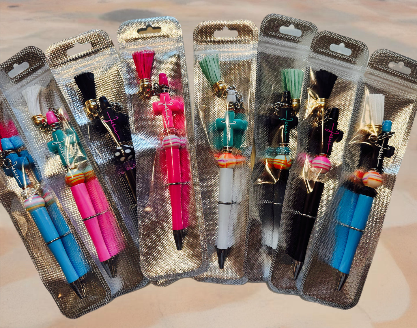 Pen - Jesus Beaded
