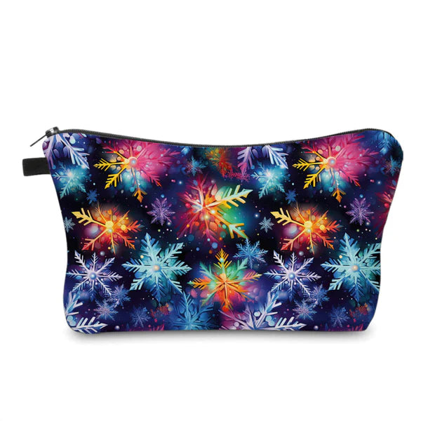 Mini Backpack, Pouch & Coin Purse Set - Holiday 2023 - Bright Rainbow Snowflakes