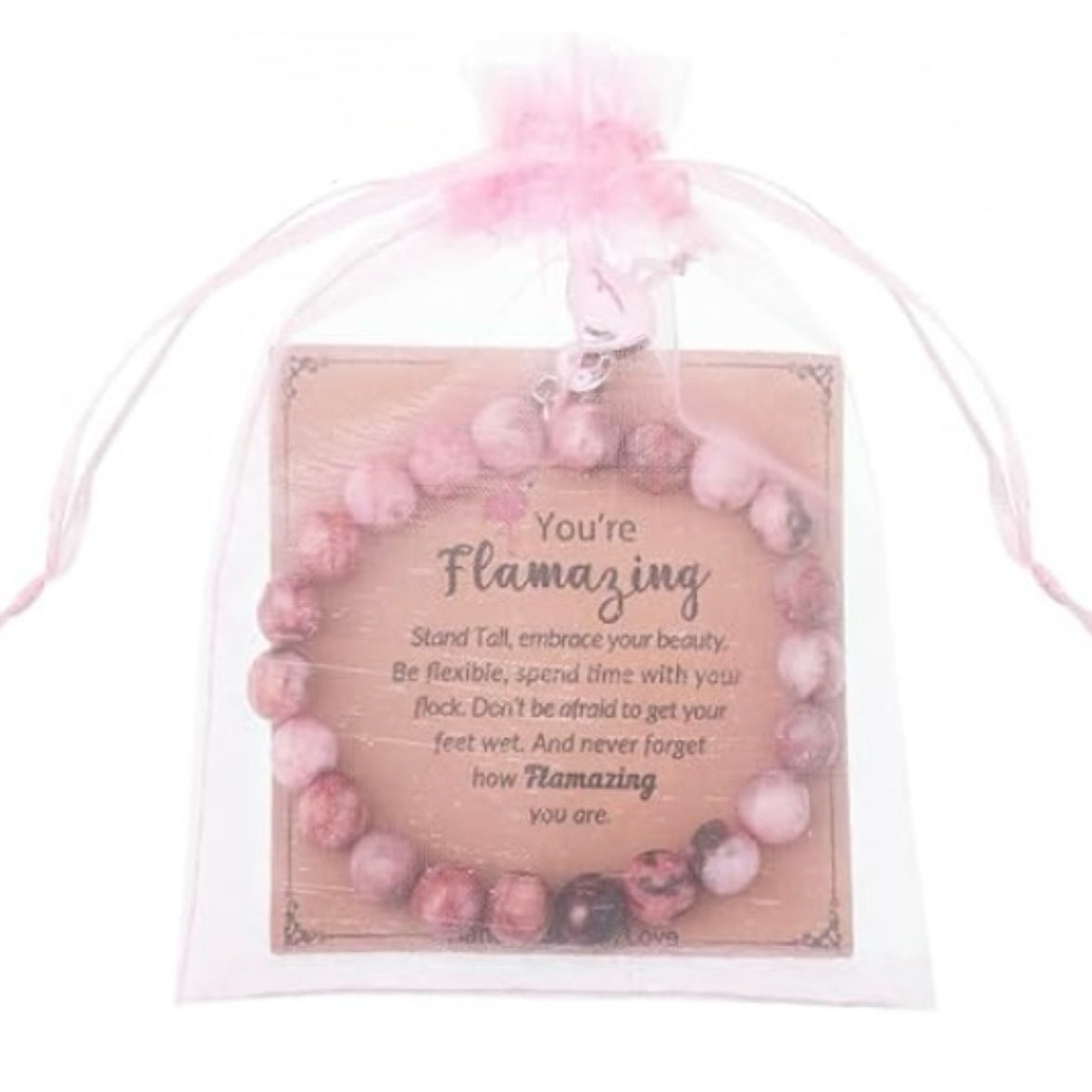 Bracelet - You’re Flamazing Flamingo Inspirational