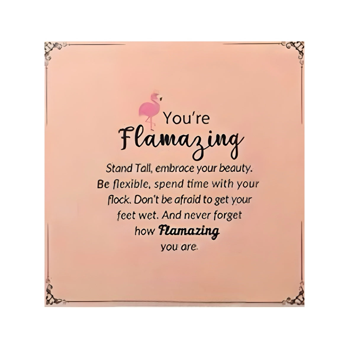 Bracelet - You’re Flamazing Flamingo Inspirational