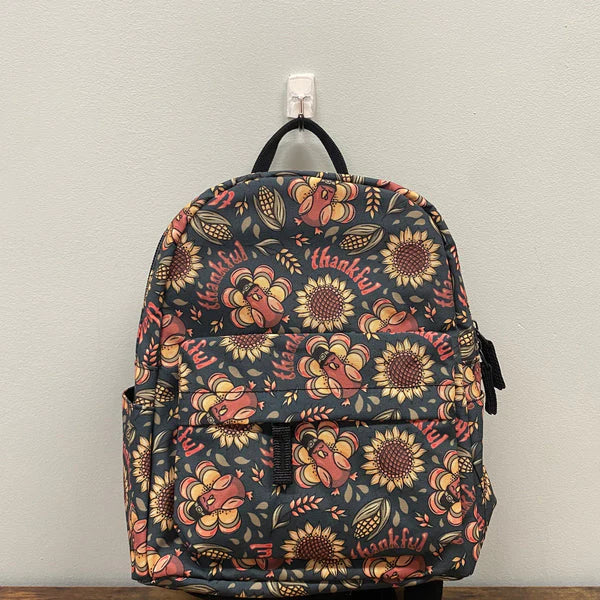 Mini Backpack, Pouch & Coin Purse Set - Thankful Turkey