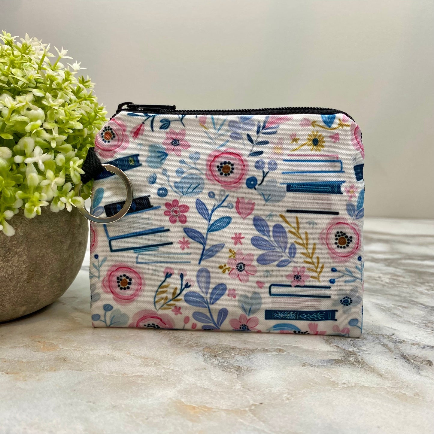 Mini Backpack & Pouch Set - Pink Floral Books