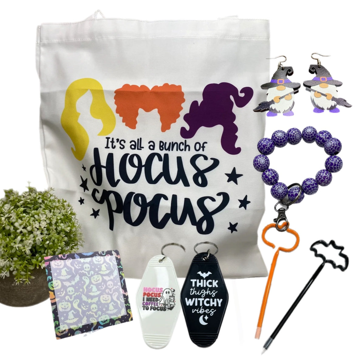 Hocus Pocus Halloween Tote Set