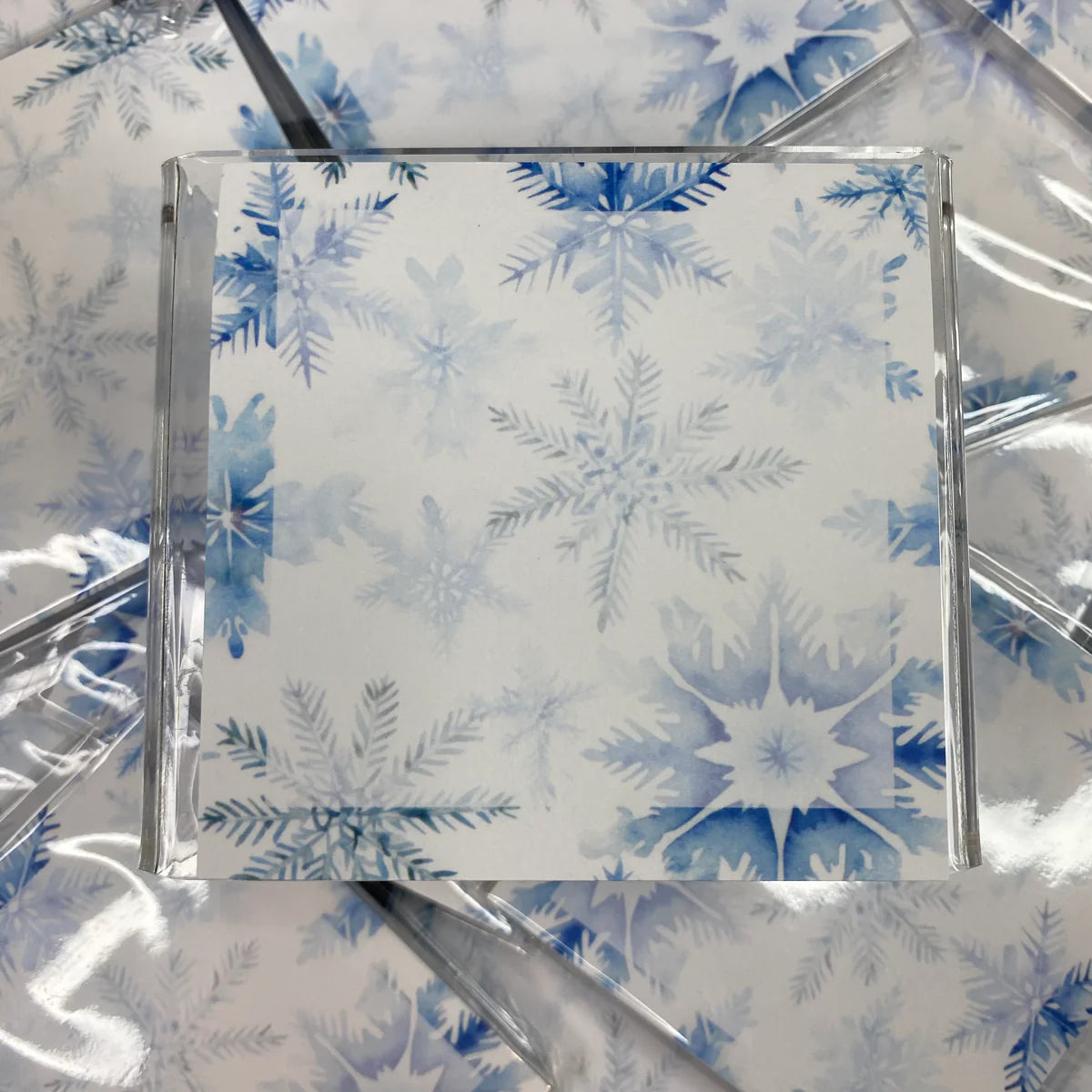 Corduroy Zip Pouch Gift Set - Christmas Santa Blue