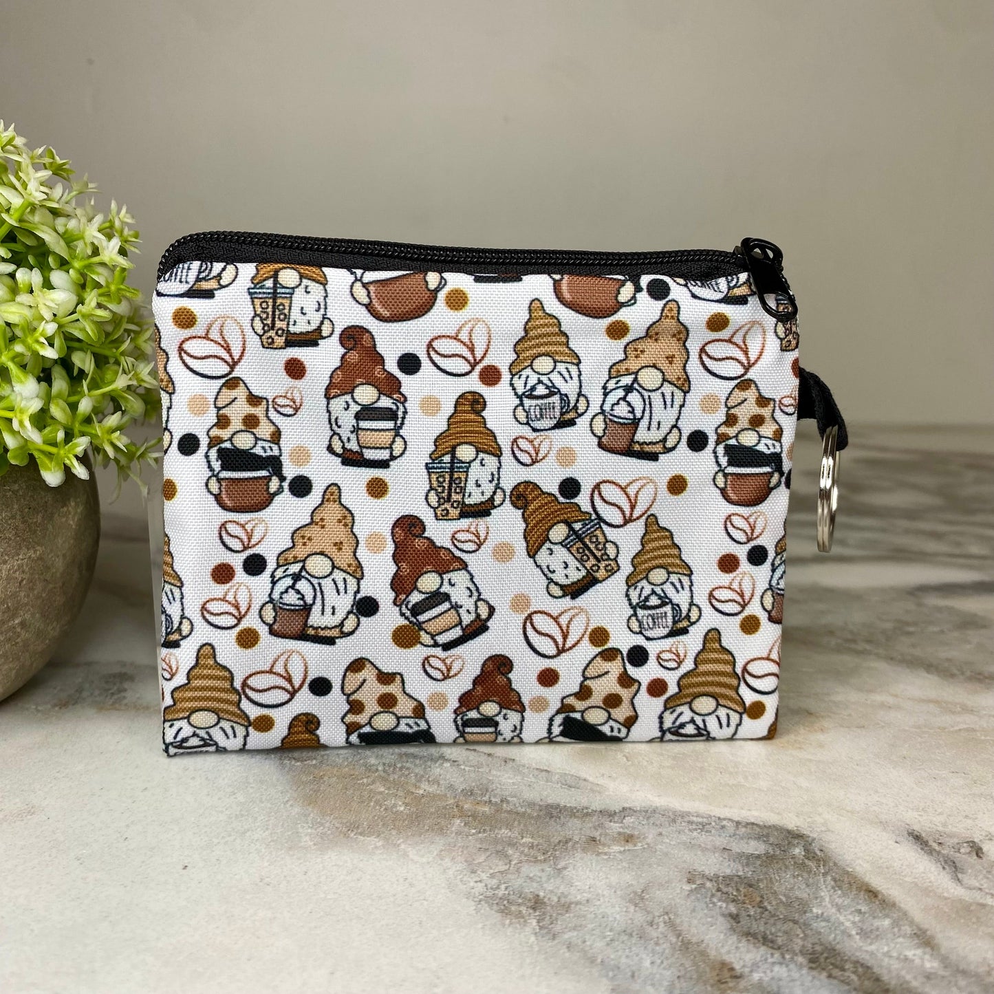 Pouch Set - Gnome Coffee All Over Design