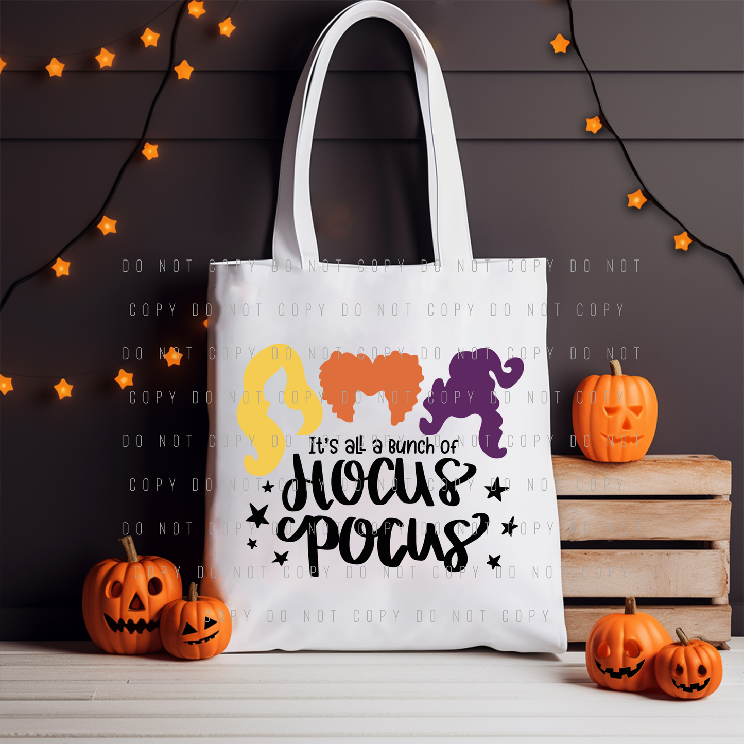 Hocus Pocus Halloween Tote Set