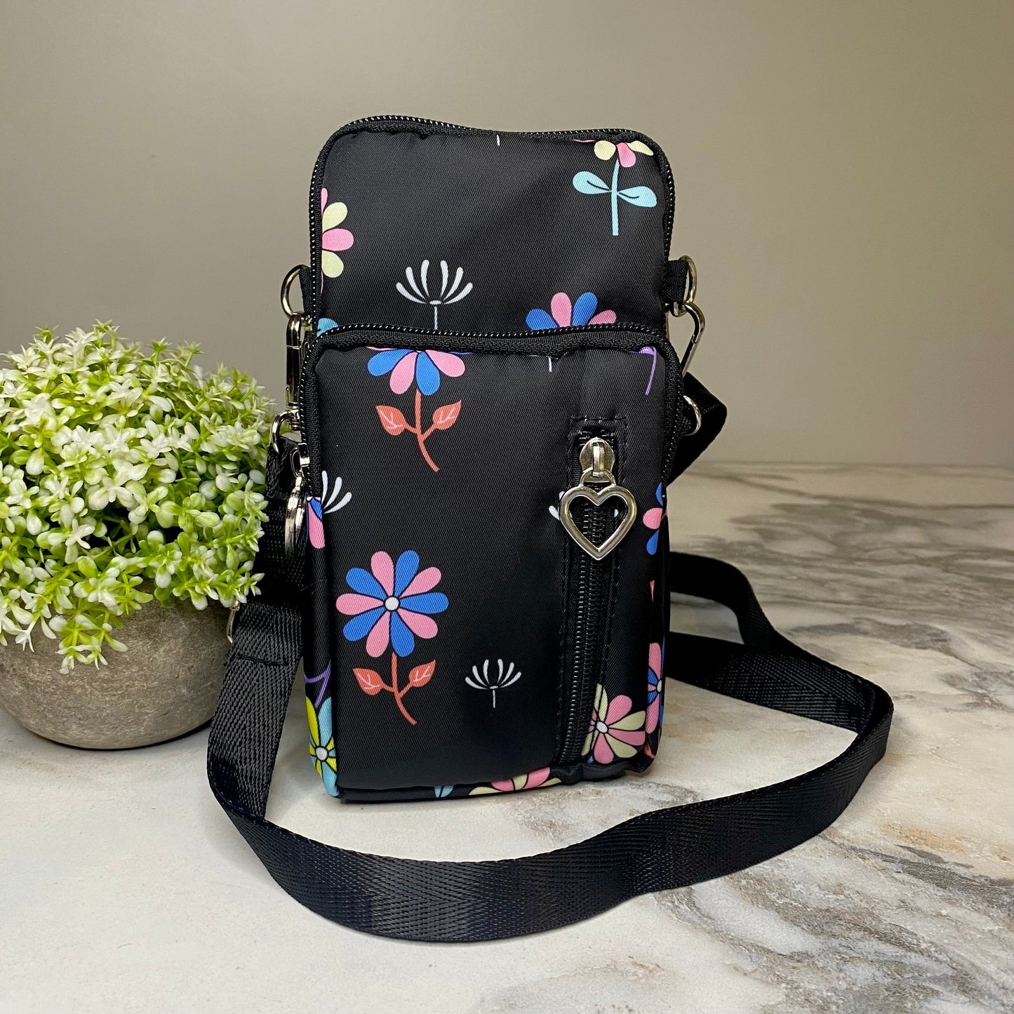 Mia Nylon Crossbody Wallet