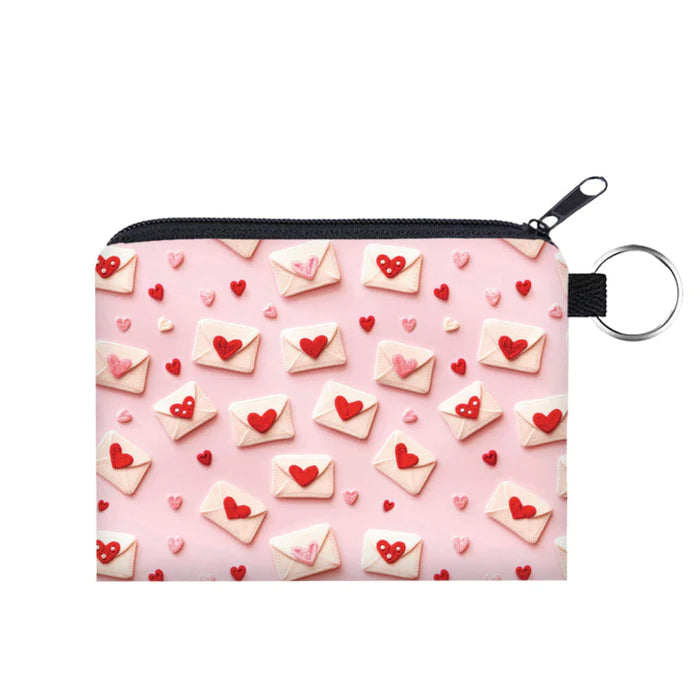 Card & Coin Pouch - Heart Envelopes