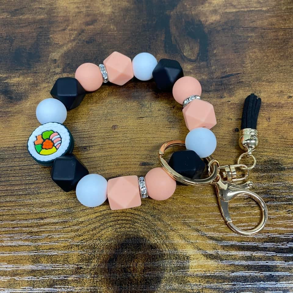 Silicone Bracelet Keychain