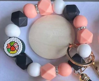 Silicone Bracelet Keychain