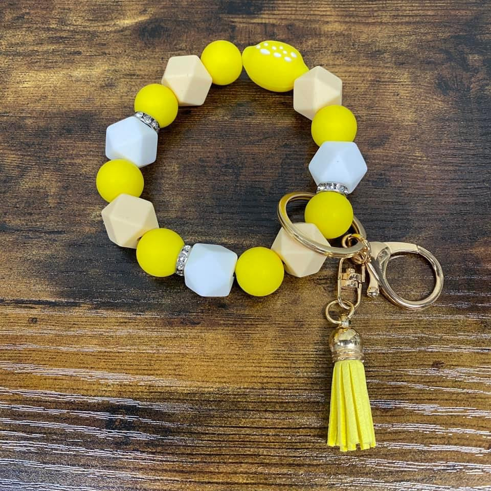 Silicone Bracelet Keychain