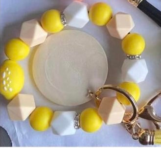 Silicone Bracelet Keychain