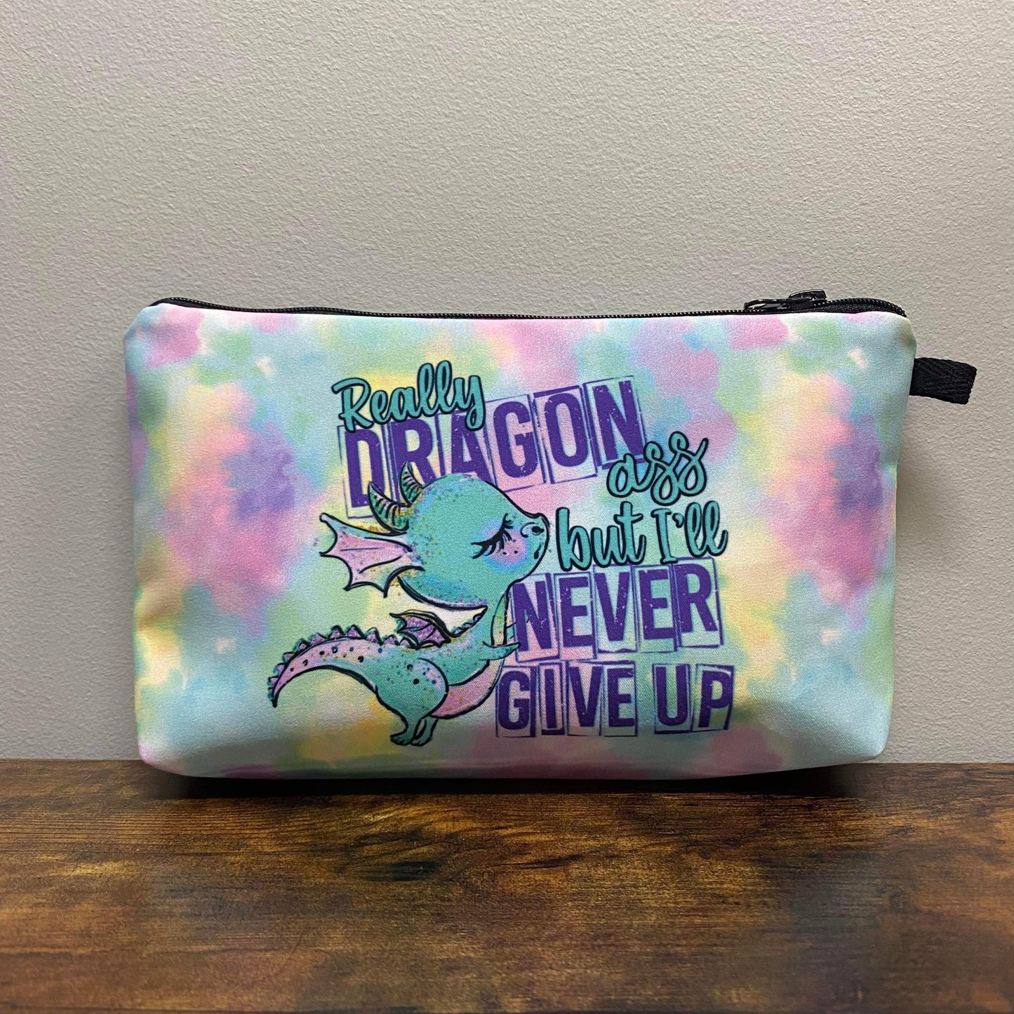 Pouch - Dragon Ass Never Give Up