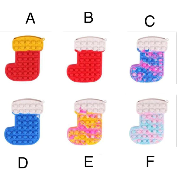 Bubble Pop Holiday Stockings