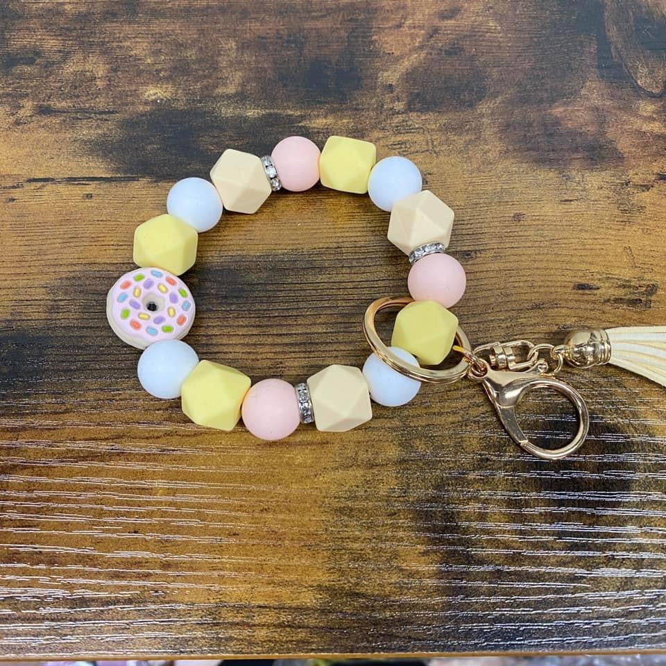 Silicone Bracelet Keychain