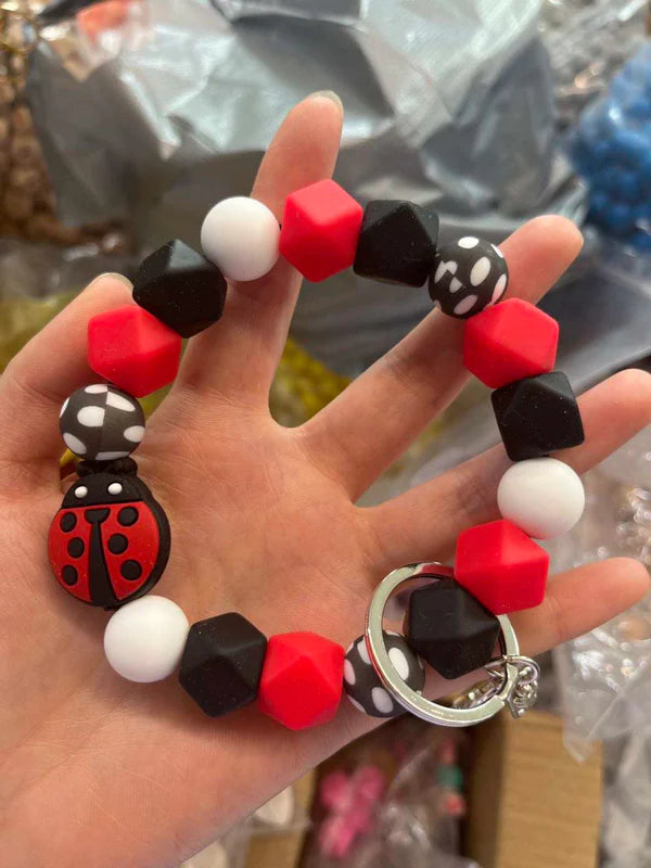 Silicone Bracelet Keychain