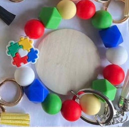 Silicone Bracelet Keychain