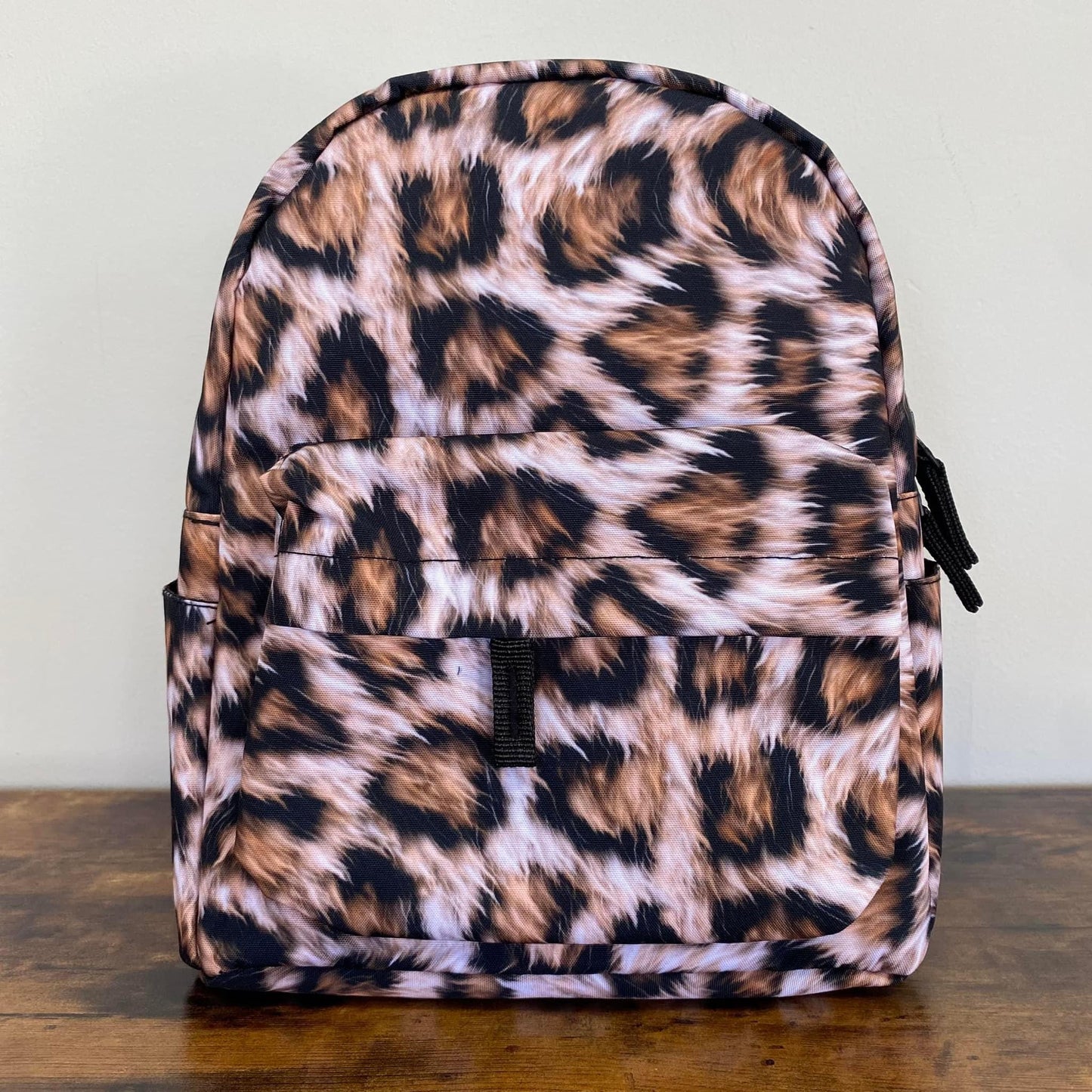 Mini Backpack & Pouch Set - Furry Animal Print