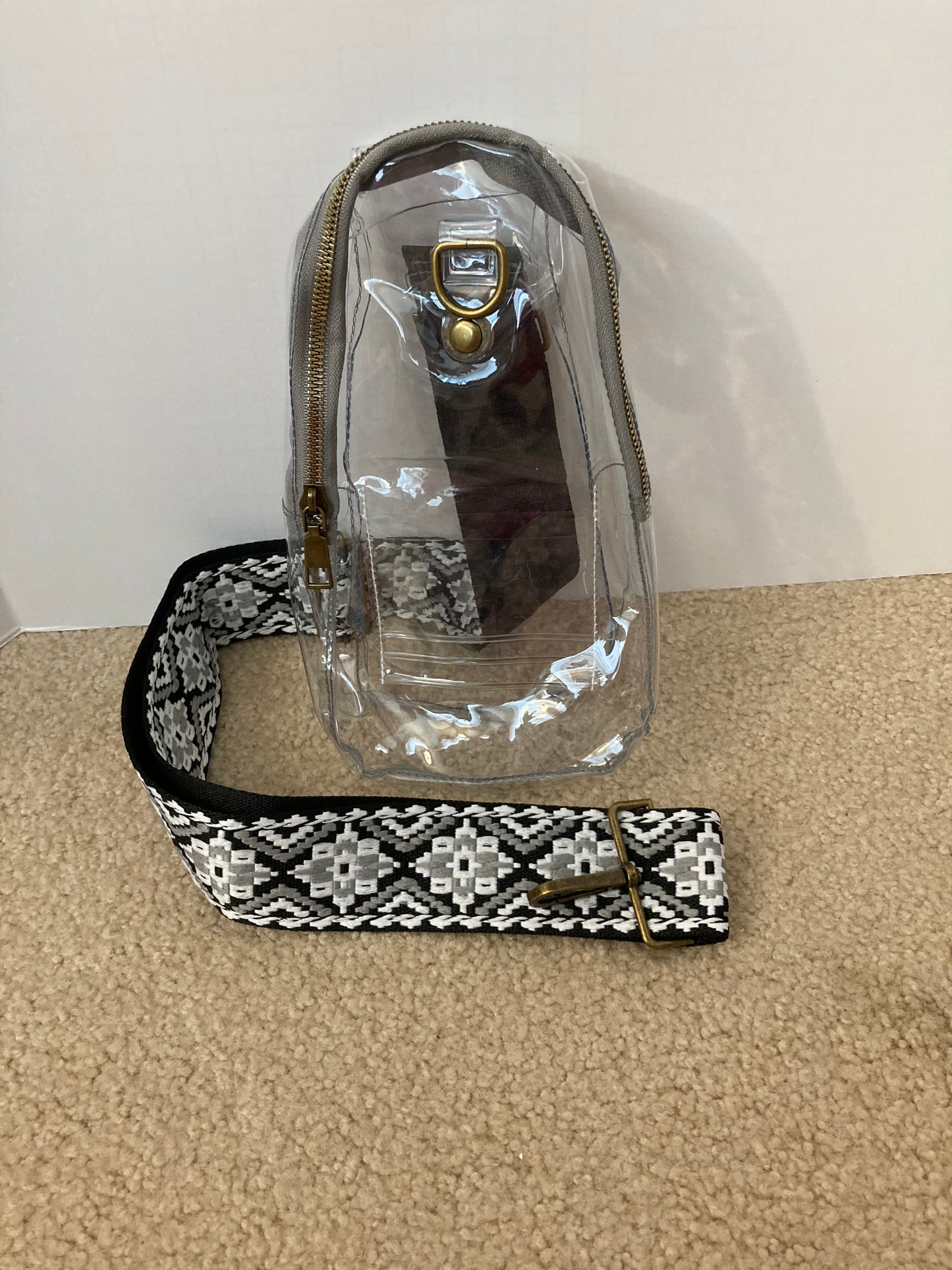 Samantha Sling Bag - Clear