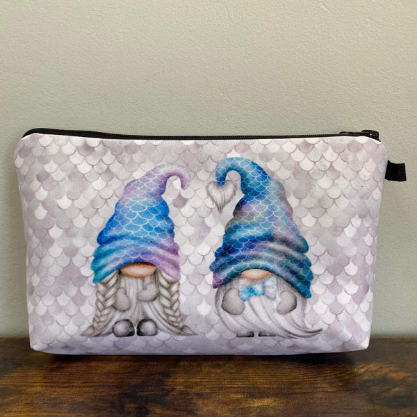 Pouch - Gnome Silver Blue Mermaid